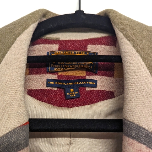 Pendleton Portland Collection car coat with archive print - Picture 3 of 8
